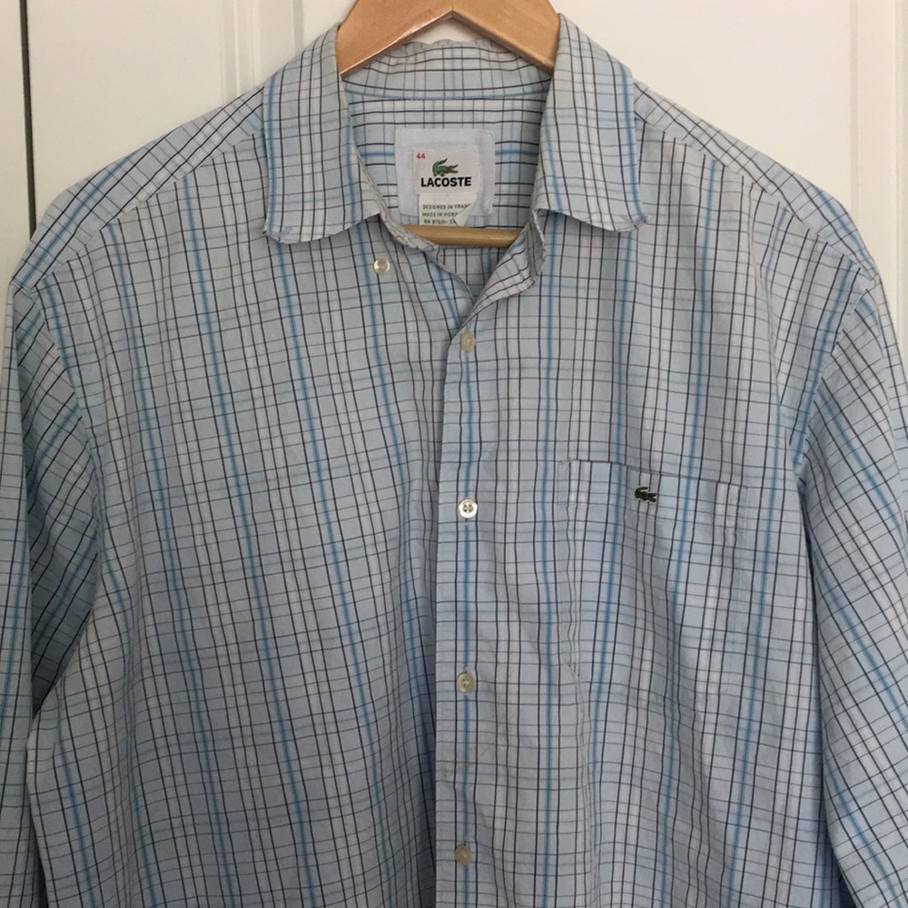 Lacoste Mens Shirt long sleeve Size XL (44)